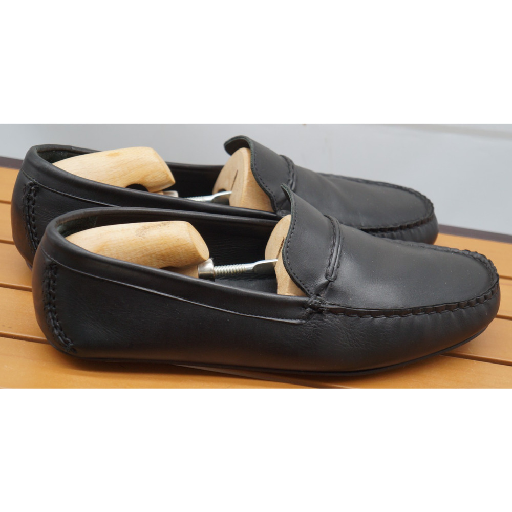 Allen Edmonds Super Sport Loafer Shoes Moccasin Black Men Size 11.5 EEE (Wide) - Picture 7 of 13